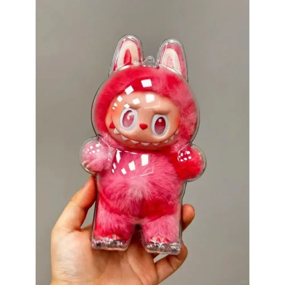 Transparent Hard Acrylic Case for Macaron & Big Into Energy Standing Labubu - Picture 2 of 5